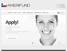 Tablet Screenshot of amerifundfunding.com